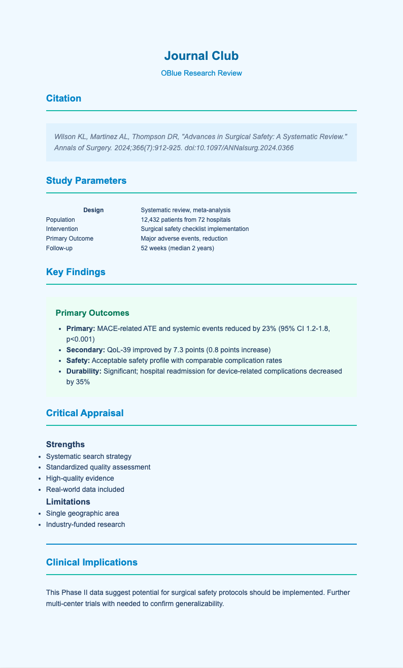 Ocean blue journal club